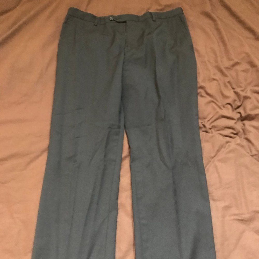 Stafford Travel Slim Fit Suit Pants Black